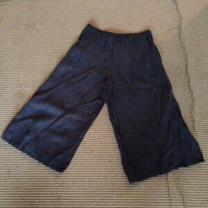 Match Point Boho Wide Leg Linen Pants